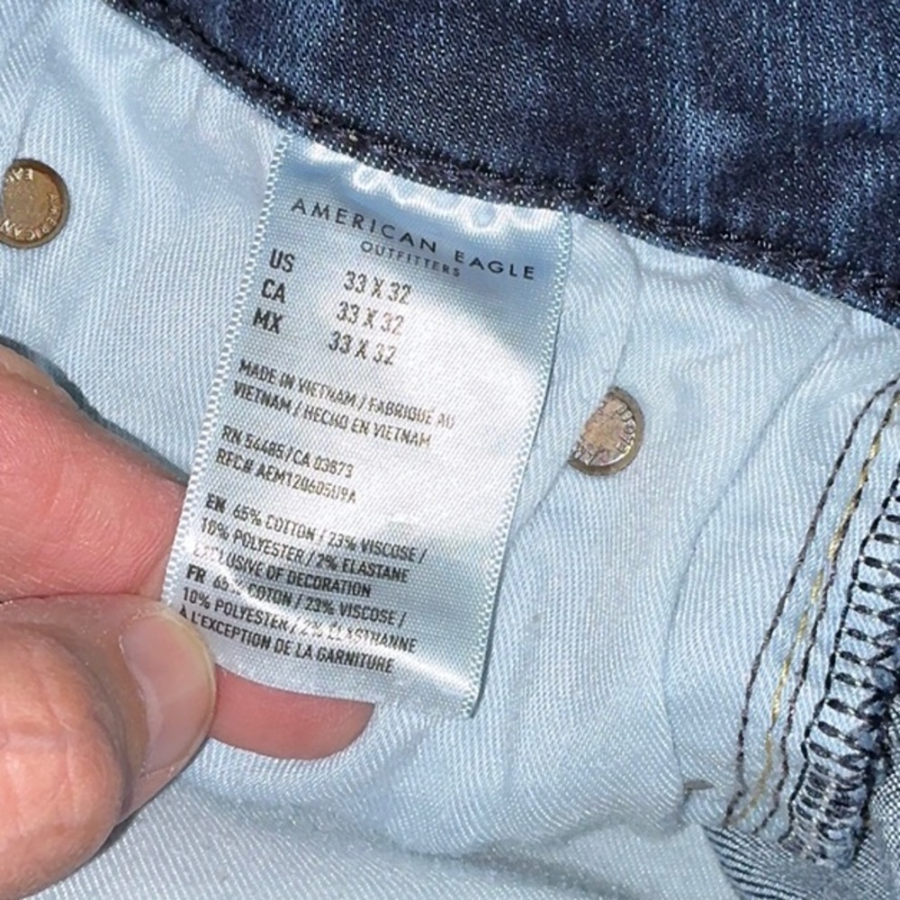 American Eagle, Slim Jeans, Men’s Size 33 X 32 - Picture 9 of 13